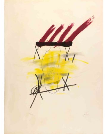 Antoni Tapies - La Main Jaune – Contemporary Artwork 