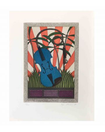 Fifo Stricker - Violin Plant – Contemporary Artwork 