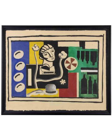 Fernand Leger - Nature Morte au Buste – Contemporary Artwork 