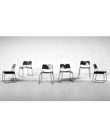 Rodney Kinsman - Set of Six Omstak Chairs for Bieffeplast – Design Furniture 