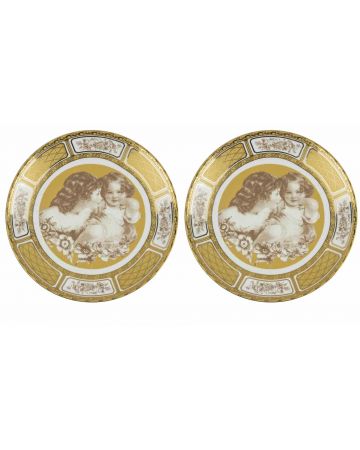 Anonymous - Pair of Limoges Porcelain Dishes - Decorative Object 
