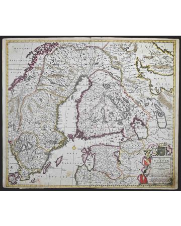 Federick de Witt - Regni Sueciae Tabula Generalis – Modern Artwork 