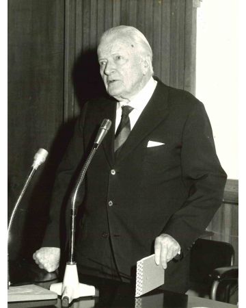 Federico Allotta - Portrait of Gianandrea Gavazzeni - Original Photograph 