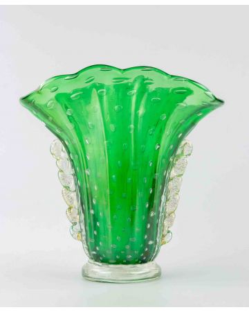 Vintage "Sommerso" Vase by Barovier & Toso