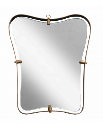 Vintage Small Wall Mirror by Fontana Arte