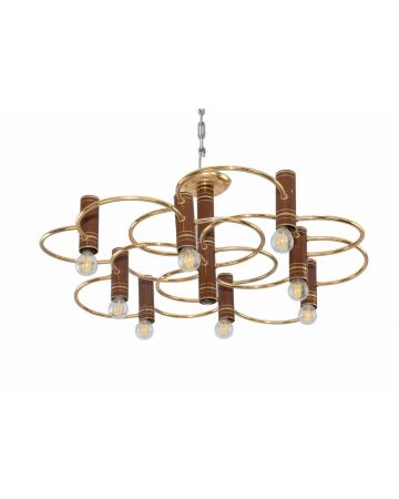 Angelo Gaetano Sciolari - Mid-century Chandelier by Gaetano Sciolari - Design Lamp 