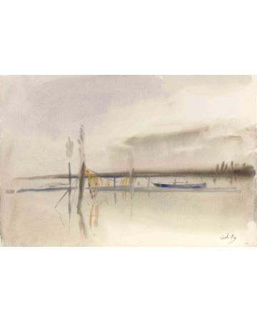 View of the Lagoon in Venice