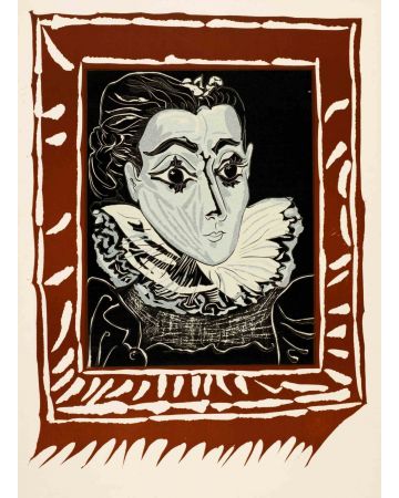 Pablo Pocasso - Portrait de Jacqueline à la Fraise - Contemporary Artwork 