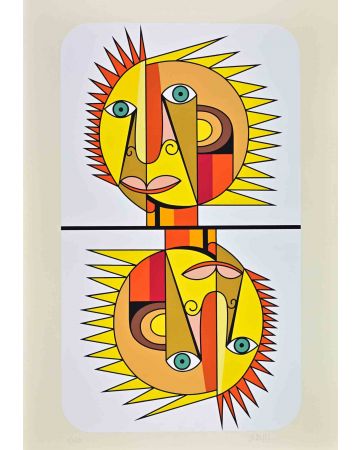 Sergio Ruffolo - Sun - Two of Coins – Modern Artwork 
