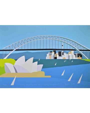 Franco Costa - Dreaming and Sailing - Down Under - Sidney and Auckland – Contemporary Artwork 