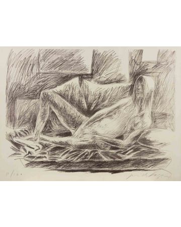 Pericle Fazzini - Reclined Figure  - Contemporary Artwork