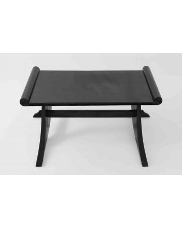 Unknown - Black Wooden Lacquered Art Déco Table – Design furniture 