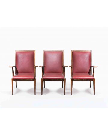 Silvio Cavatorta - Set of 3 Vintage Chairs by Silvio Cavatorta, Italy 1950s – Design Furniture