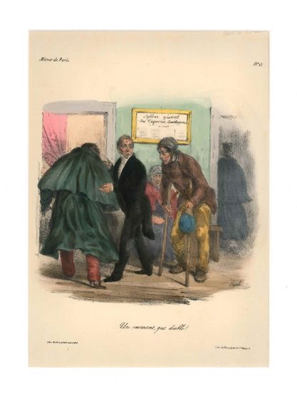 Miroir de Paris n. 13 by Edmé-Jean Pigal - Prints & Multiples