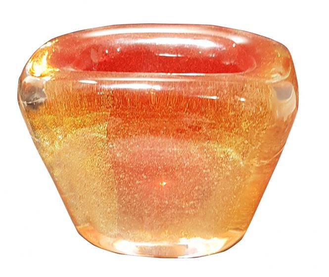 Orange Murano Vase by Carlo Scarpa - Decorative Object