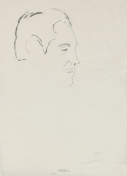 Man Portrait by Flor David - Modern Artwork