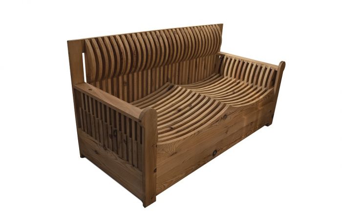 Love Seat for Poltronova by Mario Ceroli - Design Furniture