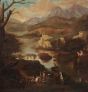 Anonymous - Pair of 18th Century Landscapes - Old Masters' Art