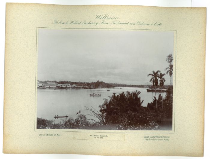 Borneo-Sarawak - 10 Juli 1893 by prince Franz Ferdinand von Osterreich Este - Artwork