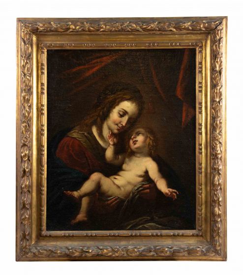 Theodor Mathon - Virgin with Child - Old Masters' Artwork