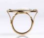 Gold Ring with Shell and Diamonds Cammeo - by ROVIAN - SOLD