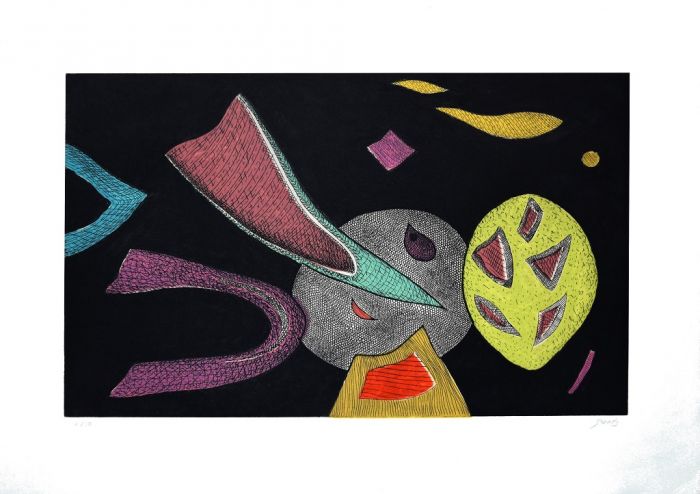 Colorful Space by Henry Goetz - Contemporary Artwork