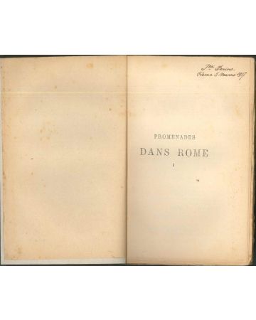 Stendhal, Promenades dans Rome, Paris, Calmann-Lévy, Rare Books