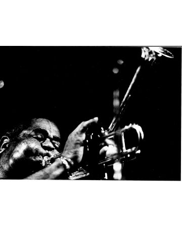 Dizzy Gillespie Playing the Trumpet