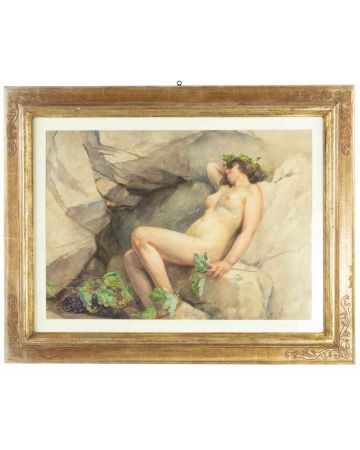 Woman Nude on the Rocks