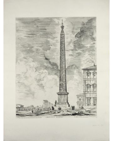 Obelisco Egizio by Giovan Battista Piranesi - Old Masters Print