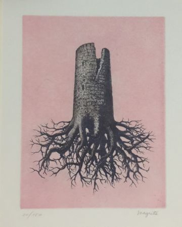 La Folie Almayer ou L'Arbre Rose by René Magritte - Surrealism