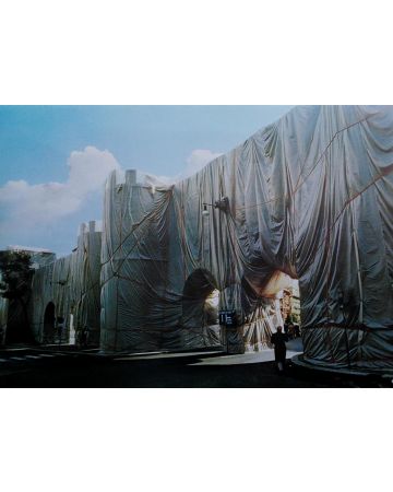 Wrapped Roman Wall by Christo - Contemporary Artwork