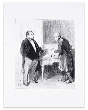 Monsieur Par suite De La Fusion by Honoré Daumier - Old Master Artwork