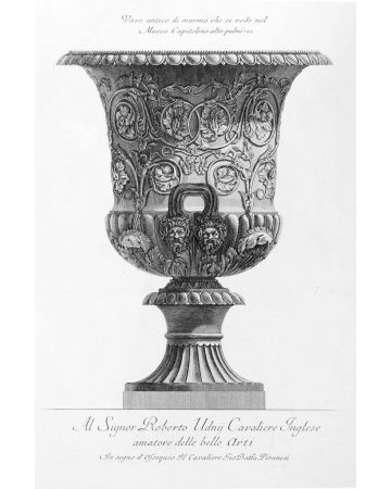 G.B.Piranesi, Museo Capitolino, vaso antico, Etching, Plate, Vases, candelabras, 1778, Magnificent Proff, Old Masters, Goya, Rembrant, Roman antiquities, Artworks, PIranesi