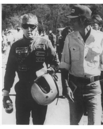 Paul Newman with Bob Sharp at Lime Rock.