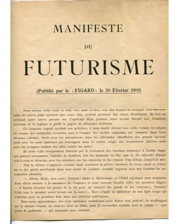 Manifeste du Futurisme