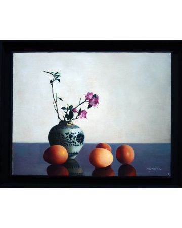 Flower with Eggs - SOLD
