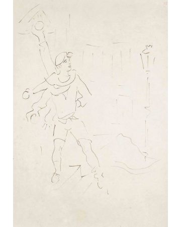 Dargelos bandit la boule de neige from "Les Enfants Terribles" by Jean Cocteau - Surrealist Artwork 