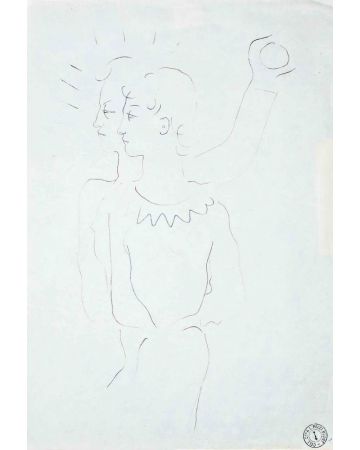 Le Frère et la Soeur - From "Les Enfants Terribles" by Jean Cocteau - Surrealist Artwork 