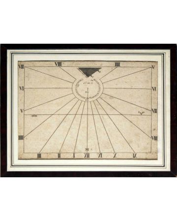 Orologio Orizzontale per Napoli e i suoi Contorni - Horizontal Clock to Naples and his Contours