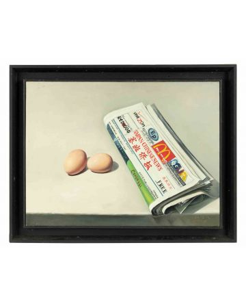 Eggs and Newspaper