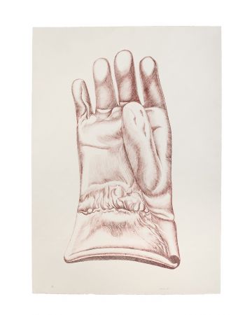 Red Glove - Guanto Rosso by Giacomo Porzano -  Contemporary artwork