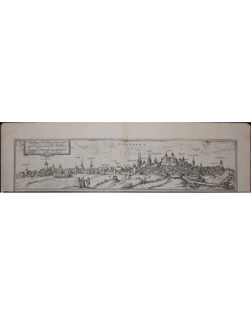 Nuremberg, Antique Map from "Civitates Orbis Terrarum, by Braun G. and Hogenberg F. - Old Masters Artwork