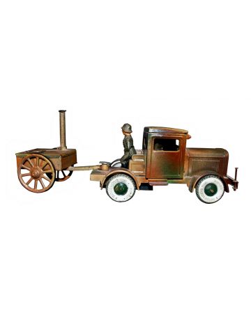 Military Toy Truck and Trailer - Decorative Objects