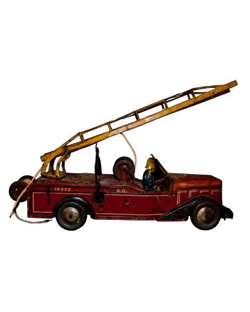 Tin Fire Truck - Decorative Objects