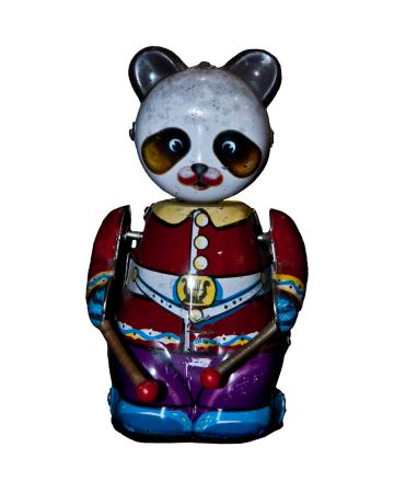 Wind up Drummer Panda - Decorative Objects