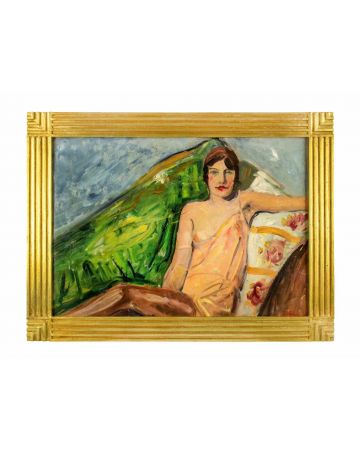 Woman on Sofa - Antonio Feltrinelli - Modern Art