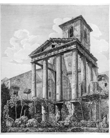 Luigi Rossini, (...) Tempio d'Ercole. Roma, 1825.