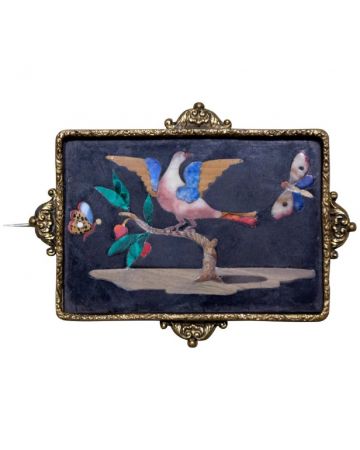 Small Plate with Bird Between Two Butterflies by Anonymous - Decorative Objects