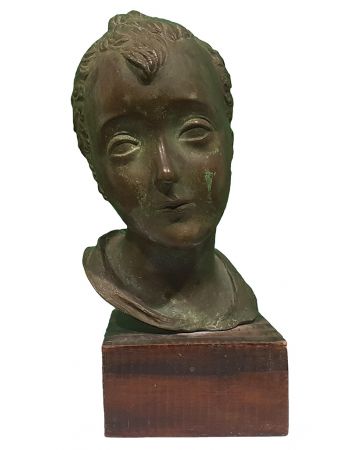 Head Of Young Boy by Attilio Torresini - Decorative Object